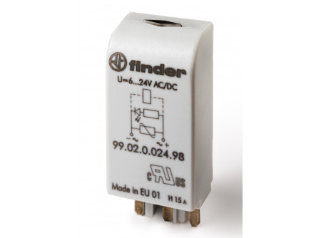 Finder 9902002498 - EMC-modul: LED+varisztor