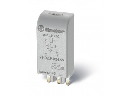 Finder 9902902499 - EMC-modul: LED+védődióda