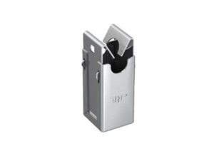 J.P. 111509R - Niro vezetéktartó Rd10-hez, V2A, d=7mm furattal, eltartás:36mm