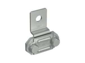 J.P. 111702 - Leválasztó kapocs csatlakozókönyökkel,  lapos 30mm, Acél/horganyzott