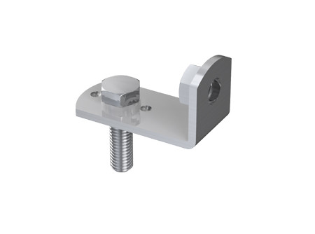J.P. 490594 - 16plus+, rögzítő kengyel a csatlakozókapocshoz, V2A, csavar+anya+alátét