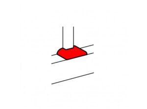 Legrand 010733 - DLP T-elem 65 mély csatornához