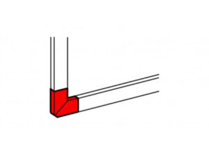 Legrand 010787 - DLP kanyarelem 105x65 mm-es csatornához