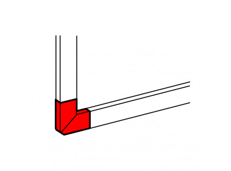 Legrand 010793 - DLP kanyarelem 195x65 mm-es csatornához