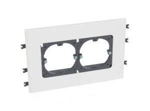 Legrand 010924 - DLP O60 szerelvénykeret kettős, 130-as fedélhez