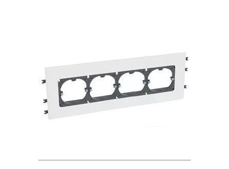 Legrand 010944 - DLP O60 szerelvénykeret négyes, 130-as fedélhez