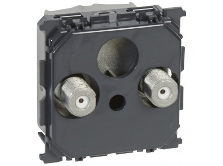 Legrand 067399 - Céliane TV alj 2xF csatl multimédia hálózathoz