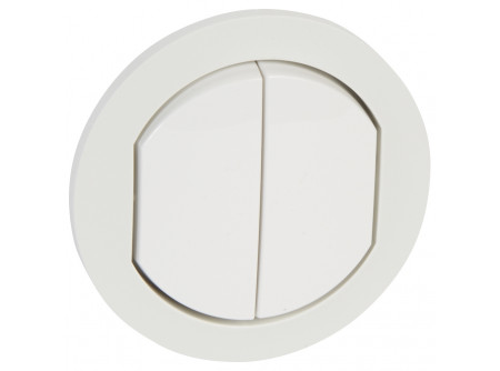 Legrand 067802 - Céliane kettős billentyű, IP44