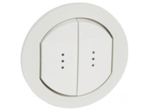 Legrand 067804 - Céliane kettős billentyű, fényjelzős, IP44
