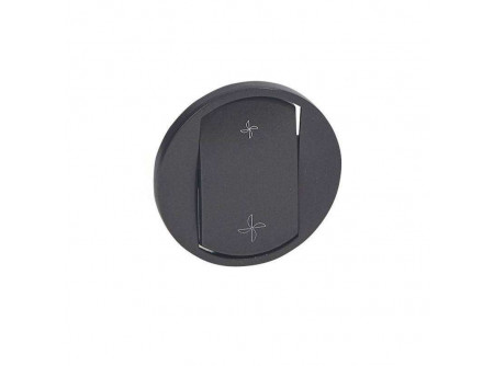 Legrand 067961 - Céliane 2 fokozatú ventillátor vezérlő burkolat, grafit