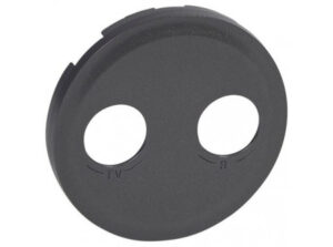 Legrand 067983 - Céliane TV-RD burkolat, grafit