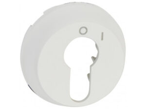 Legrand 068009 - Céliane burkolat 2 állású kulcsos kapcsolóhoz, fehér