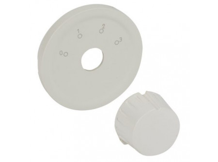 Legrand 068064 - Céliane 4 fokozatú ventillátor vezérlő burkolat - titán