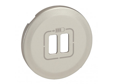 Legrand 068256 - Céliane 2xUSB töltőaljzat burkolat, fehér