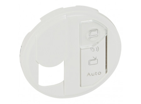 Legrand 068291 - Céliane RJ45 multimédia csatlakozóaljzat burkolat, fehér
