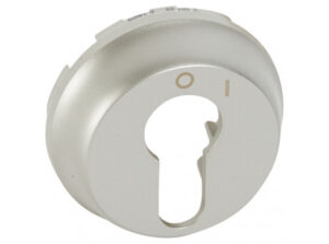 Legrand 068309 - Céliane burkolat 2 állású kulcsos kapcsolóhoz, titán