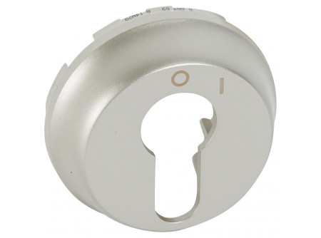 Legrand 068309 - Céliane burkolat 2 állású kulcsos kapcsolóhoz, titán