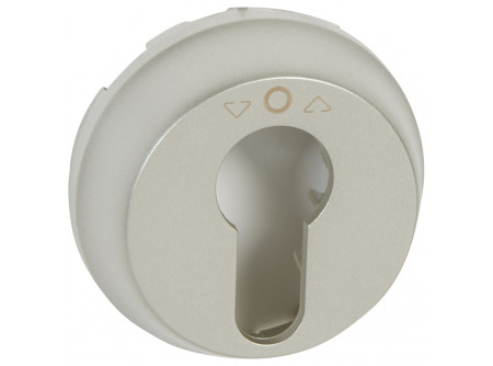 Legrand 068457 - Céliane 3 állású kulcsos redőnynyomó burkolat, titán