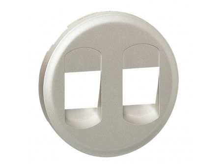 Legrand 068512 - Céliane 2xhangszóró csatlakozóaljzat burkolat, titán