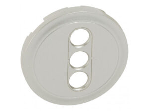 Legrand 068513 - Céliane 3xRCA burkolat, titán