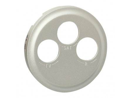 Legrand 068585 - Céliane TV-RD-SAT burkolat, titán