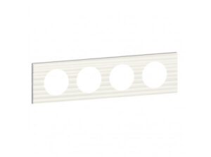 Legrand 069014  - Céliane 4-es keret, fehér corian