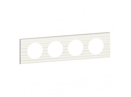 Legrand 069014  - Céliane 4-es keret, fehér corian