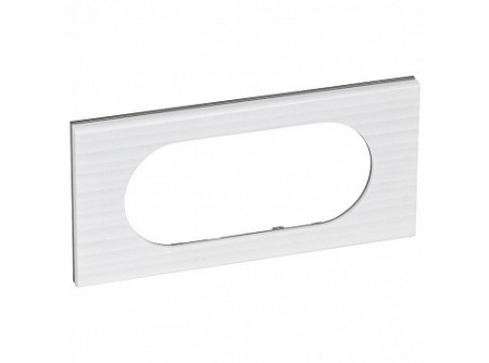 Legrand 069015 - Céliane 4/5 modulos keret, fehér corian