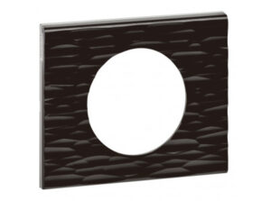 Legrand 069021  - Céliane 1-es keret, fekete corian