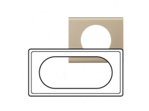 Legrand 069115 - Céliane 4/5 modulos keret, világosnikkel