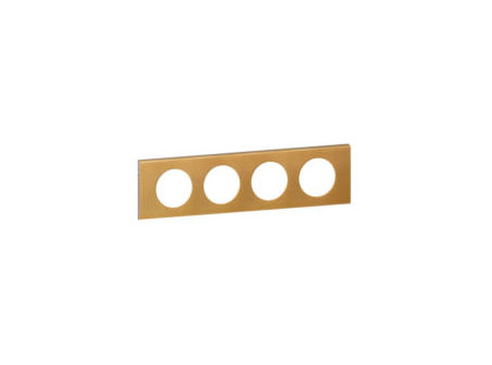 Legrand 069134 - Céliane 4-es keret fényes bronz