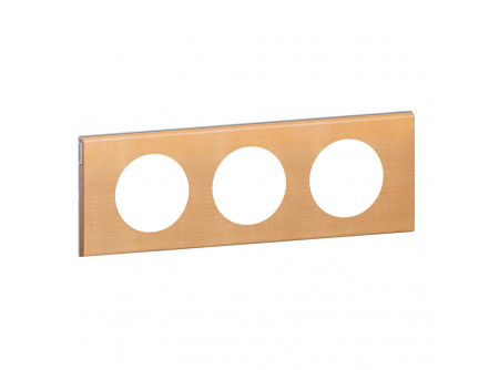Legrand 069213 - Céliane 3-mas keret, juhar