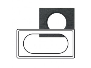Legrand 069375 - Céliane 4/5 modulos keret, sötét pala