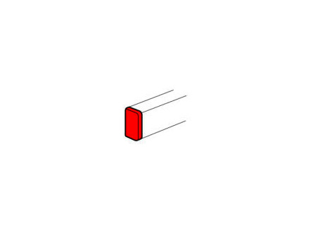 Legrand 075612 - DLP végzáró elem bepattintható kábelcsatornához, 105 x 50 mm, fehér