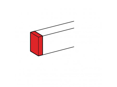Legrand 075614 - DLP végzáró elem bepattintható kábelcsatornához, 145 x 50 mm, fehér