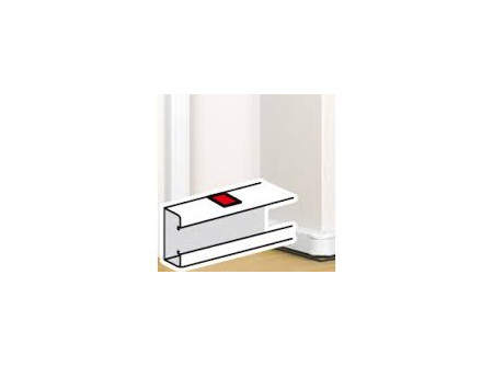 Legrand 075666 - DLP takaróelem bepattintható kábelcsatornához, 80 x 50 mm, fehér