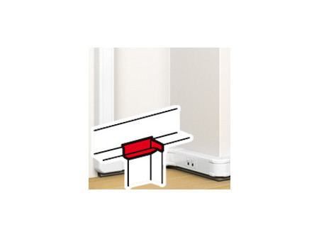 Legrand 075672 - DLP "T" elágazó elem bepattintható kábelcsatornához, elágazást biztosít 105 x 50