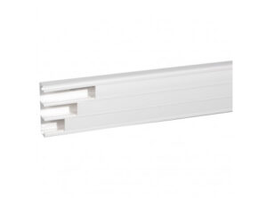 Legrand 075704 - Antimikrobiális 180x50 mm kábelcsatorna, 3 rekeszes, fehér