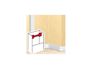 Legrand 075735 - Takaróelem fedélhez antimikrobiális csatornához
