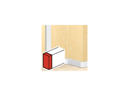 Legrand 075755 - Végzáró fekete 80x50 mm csatornához