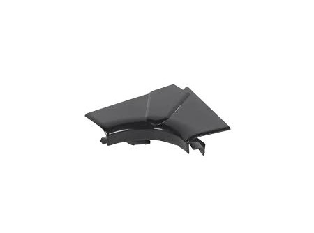Legrand 075760 - Állítható belső könyök: 80-100° fekete 80x50 mm kábelcsatornához