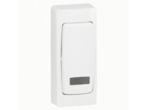 Legrand 086087 - Oteo fk kesk egypólusú kapcs.fj kerettel fehér