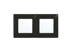 Legrand 397032 - Niloé kettes keret, matt fekete