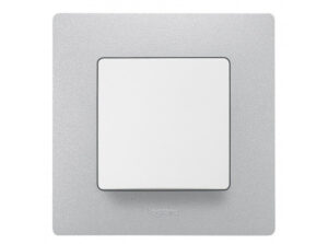Legrand 397041 - Niloé egyes keret, alumínium