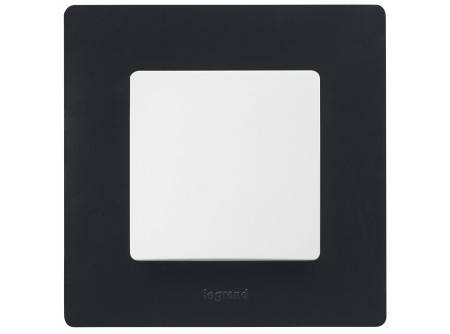 Legrand 397051 - Niloé egyes keret, onyx fekete