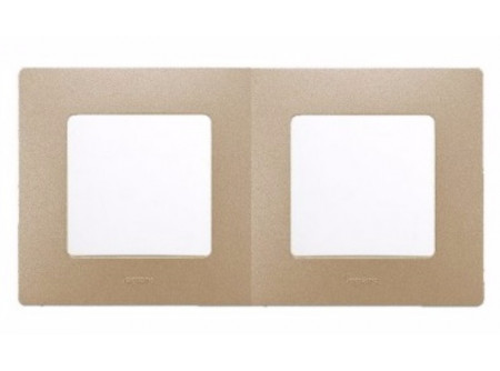 Legrand 397062 - Niloé kettes keret, pezsgő