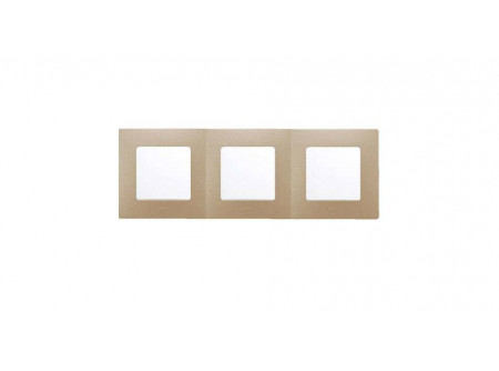 Legrand 397063 - Niloé hármas keret, pezsgő