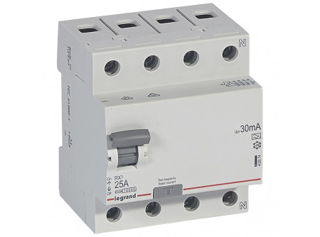 Legrand 402074 - RX3 áram-védőkapcsoló 4P 25A A 30mA