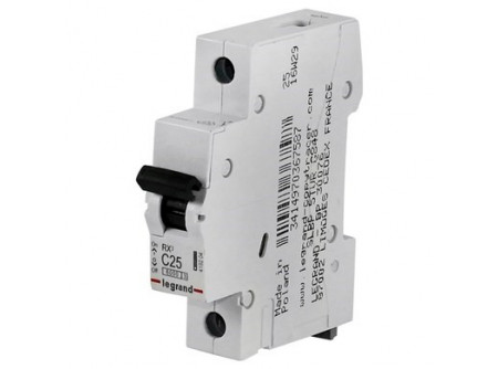 Legrand 419204 - RX3 kismegszakító 1P C25 6000A BIC