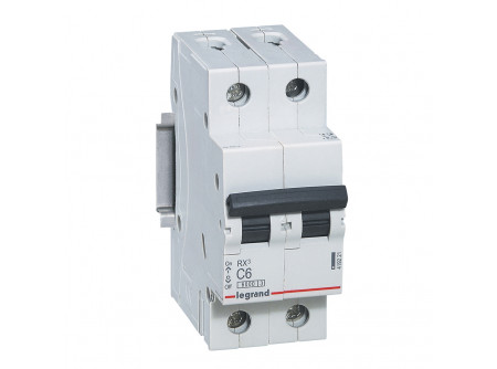 Legrand 419221 - RX3 kismegszakító 2P C6 6000A BIC